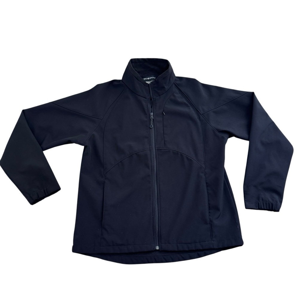 Black Diamond Womens XL Black Soft Shell Fleece Lined Jacket Hiking Outdoor